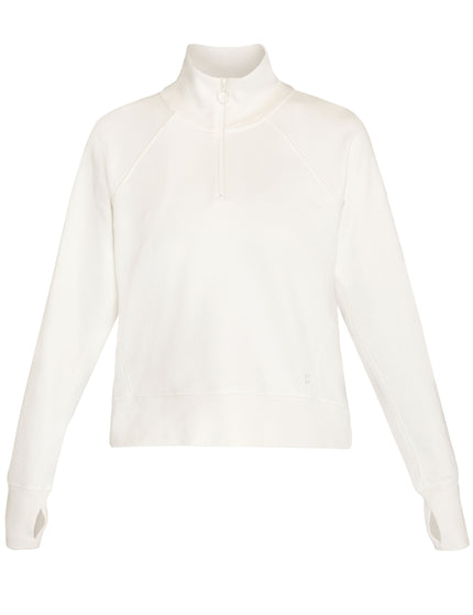 Sweaty Betty Revive Rib Half Zip Pullover - Lily Whiteimages8- The Sports Edit