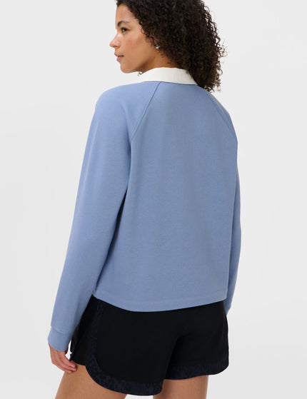 Sweaty Betty Revive Rugby Sweatshirt - Faded Blueimages2- The Sports Edit