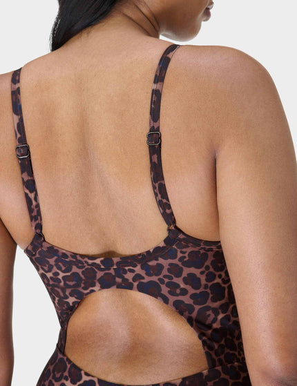 Sweaty Betty Riviera Swimsuit - Blue Pop Wild Leopard Printimages4- The Sports Edit