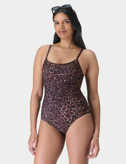 Sweaty Betty Riviera Swimsuit - Blue Pop Wild Leopard Printimages5- The Sports Edit