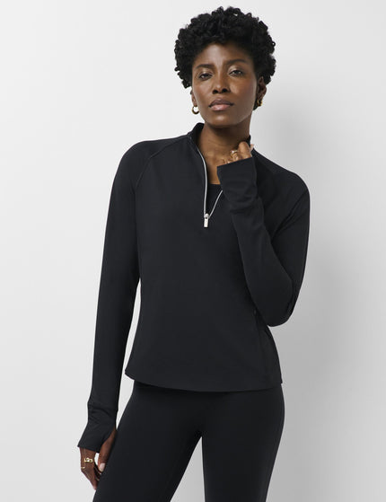 Sweaty Betty Runner's High Bonded Half Zip - Blackimages1- The Sports Edit