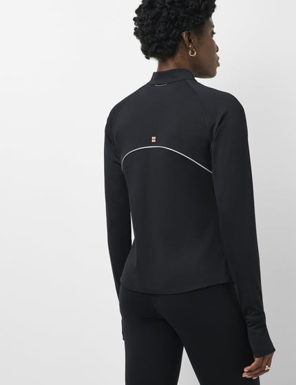 Sweaty Betty Runner's High Bonded Half Zip - Blackimages2- The Sports Edit