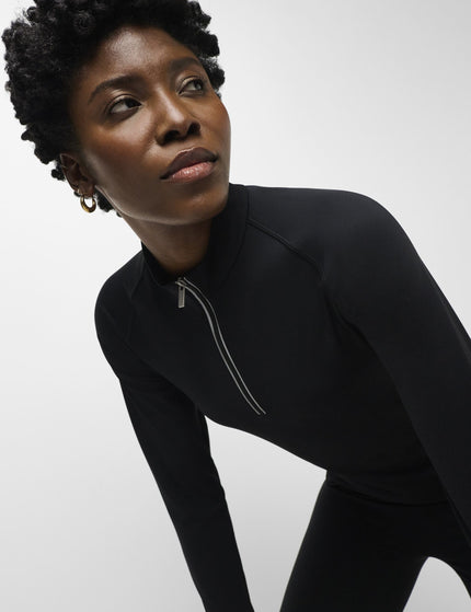 Sweaty Betty Runner's High Bonded Half Zip - Blackimages3- The Sports Edit