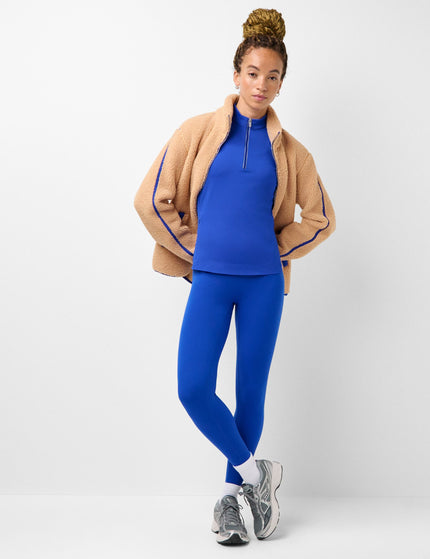Sweaty Betty Runner's High Bonded Half Zip - Prussian Blueimages7- The Sports Edit