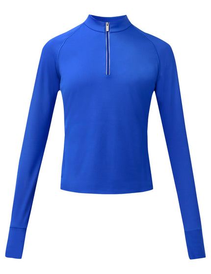 Sweaty Betty Runner's High Bonded Half Zip - Prussian Blueimages8- The Sports Edit