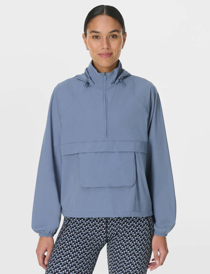 Sweaty Betty Runners High Packaway Jacket - Luxe Blueimages1- The Sports Edit