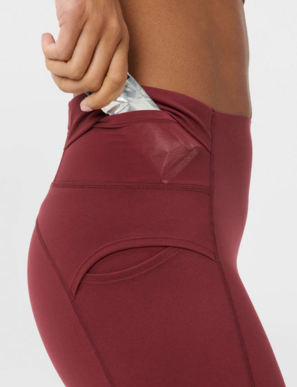 Sweaty Betty Runner's High Power 7/8 Leggings - Merlot Redimages4- The Sports Edit