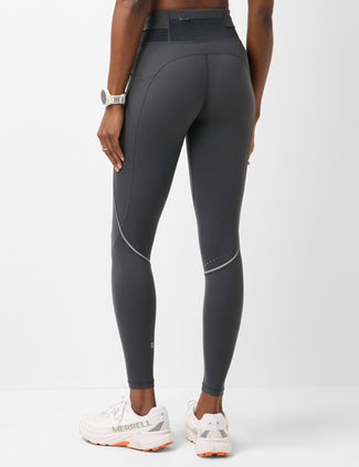 Runner's High Reflective Leggings - Soot Grey