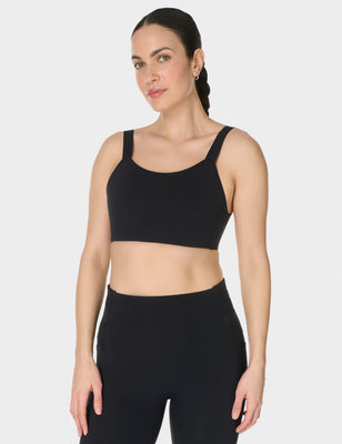 Runner's High High Support Sports Bra - Black
