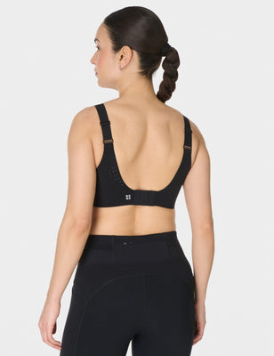 Runner's High High Support Sports Bra - Black
