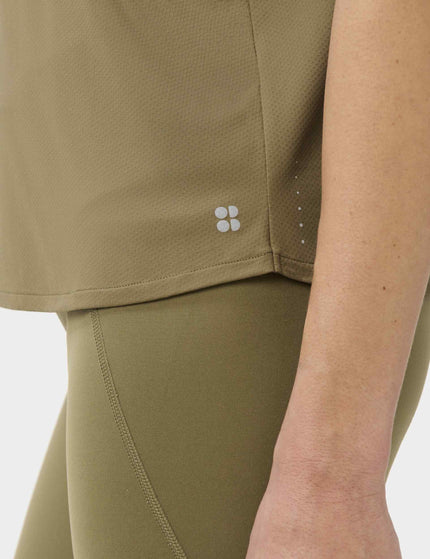Sweaty Betty Runner's High Tank - Khaki Brownimages4- The Sports Edit