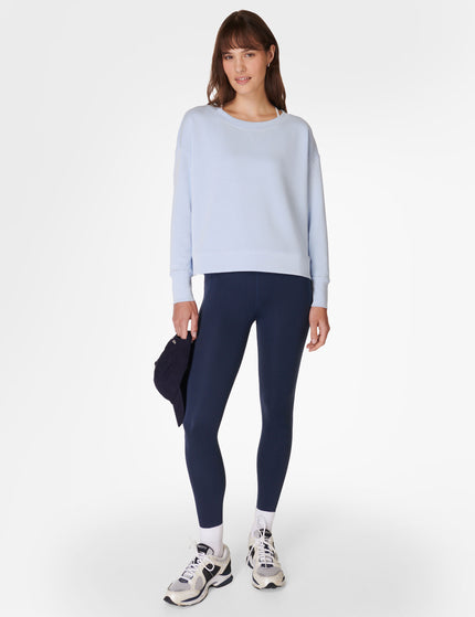 Sweaty Betty Sand Wash CloudWeight Pullover - Breeze Blueimages5- The Sports Edit