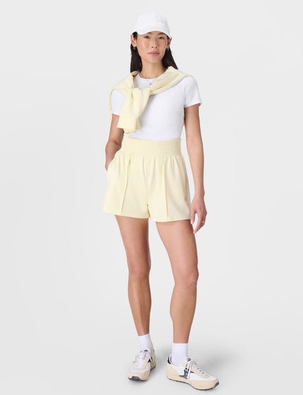 Sweaty Betty Sand Wash CloudWeight Shorts - Buttercream Yellowimages7- The Sports Edit