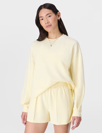 Sweaty Betty Sand Wash CloudWeight Sweatshirt - Buttercream Yellowimages1- The Sports Edit