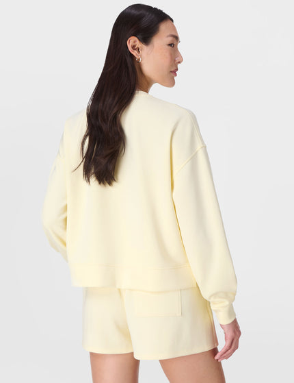 Sweaty Betty Sand Wash CloudWeight Sweatshirt - Buttercream Yellowimages2- The Sports Edit