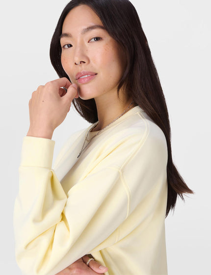 Sweaty Betty Sand Wash CloudWeight Sweatshirt - Buttercream Yellowimages3- The Sports Edit