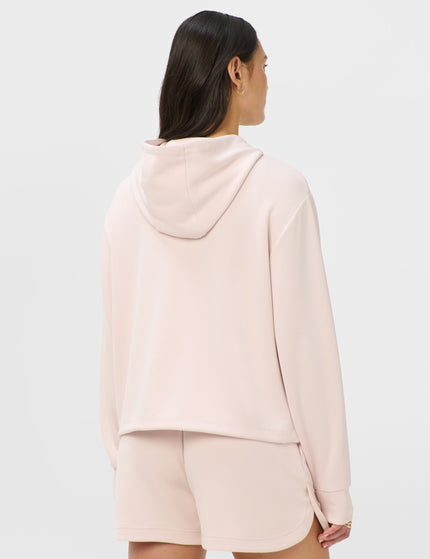 Sweaty Betty Sand Wash Crop Hoodie - Sundust Pinkimages2- The Sports Edit
