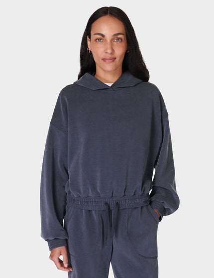 Sweaty Betty Sand Wash Crop Hoody - Navy Blueimages1- The Sports Edit