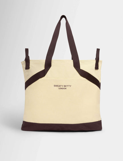 Sweaty Betty SB Canvas Bucket Bag - Buttercream Yellowimages1- The Sports Edit