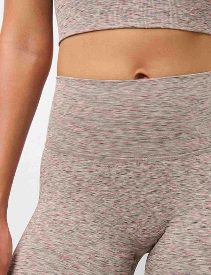Sweaty Betty Seamless 7/8 Space Dye Leggings - Almond Beige Marlimages3- The Sports Edit