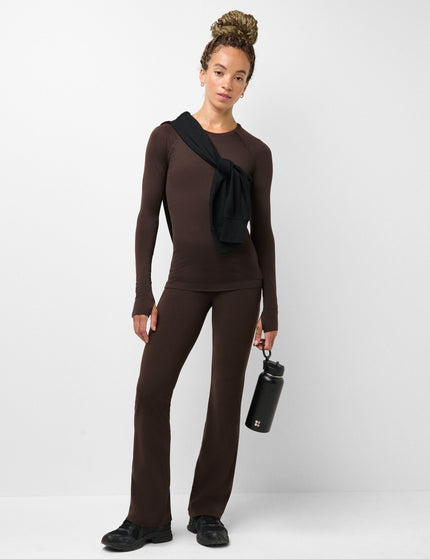 Sweaty Betty Seamless Textured Long Sleeve Top - Espresso Brownimages6- The Sports Edit