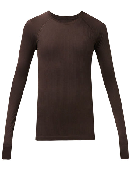Sweaty Betty Seamless Textured Long Sleeve Top - Espresso Brownimages7- The Sports Edit