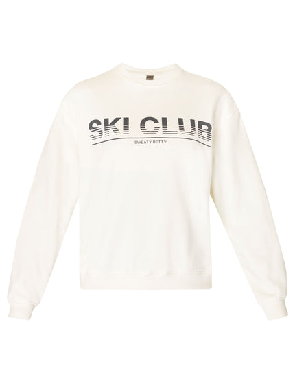 Sweaty Betty Ski Club Sweatshirt - Studio Whiteimages8- The Sports Edit