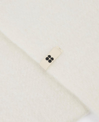 Soft Cloud Tassel Scarf - Lily White