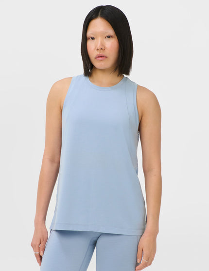 Sweaty Betty Soft Flow Studio Longline Vest - Laguna Blueimages1- The Sports Edit