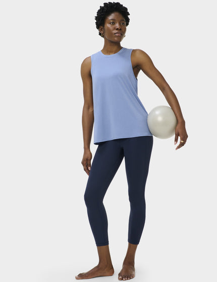 Sweaty Betty Soft Flow Studio Open Back Tank Top - Faded Blueimages4- The Sports Edit