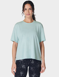 (取寄) スウェッティ ベティ レディース ソフト フロウ スタジオ ティー Sweaty Betty women Soft Flow Studio Tee Allium Pink Sweaty Betty | Soft Flow Studio Wrap Back Tee -Green | The