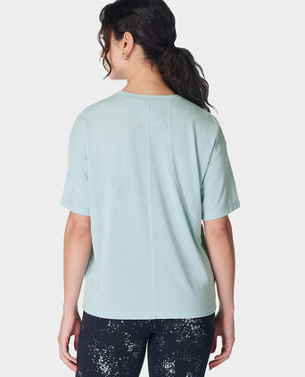 Soft Flow Studio T-Shirt - Muted Teal Blue