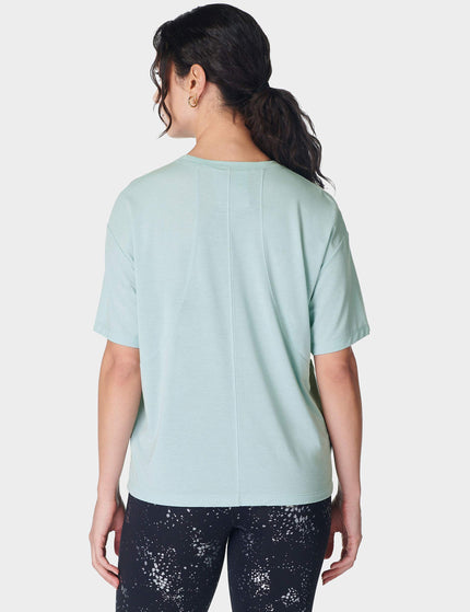 Sweaty Betty Soft Flow Studio T-Shirt - Muted Teal Blueimages2- The Sports Edit