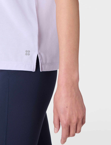 Sweaty Betty Soft Flow Studio T-Shirt - Heather Purpleimages4- The Sports Edit