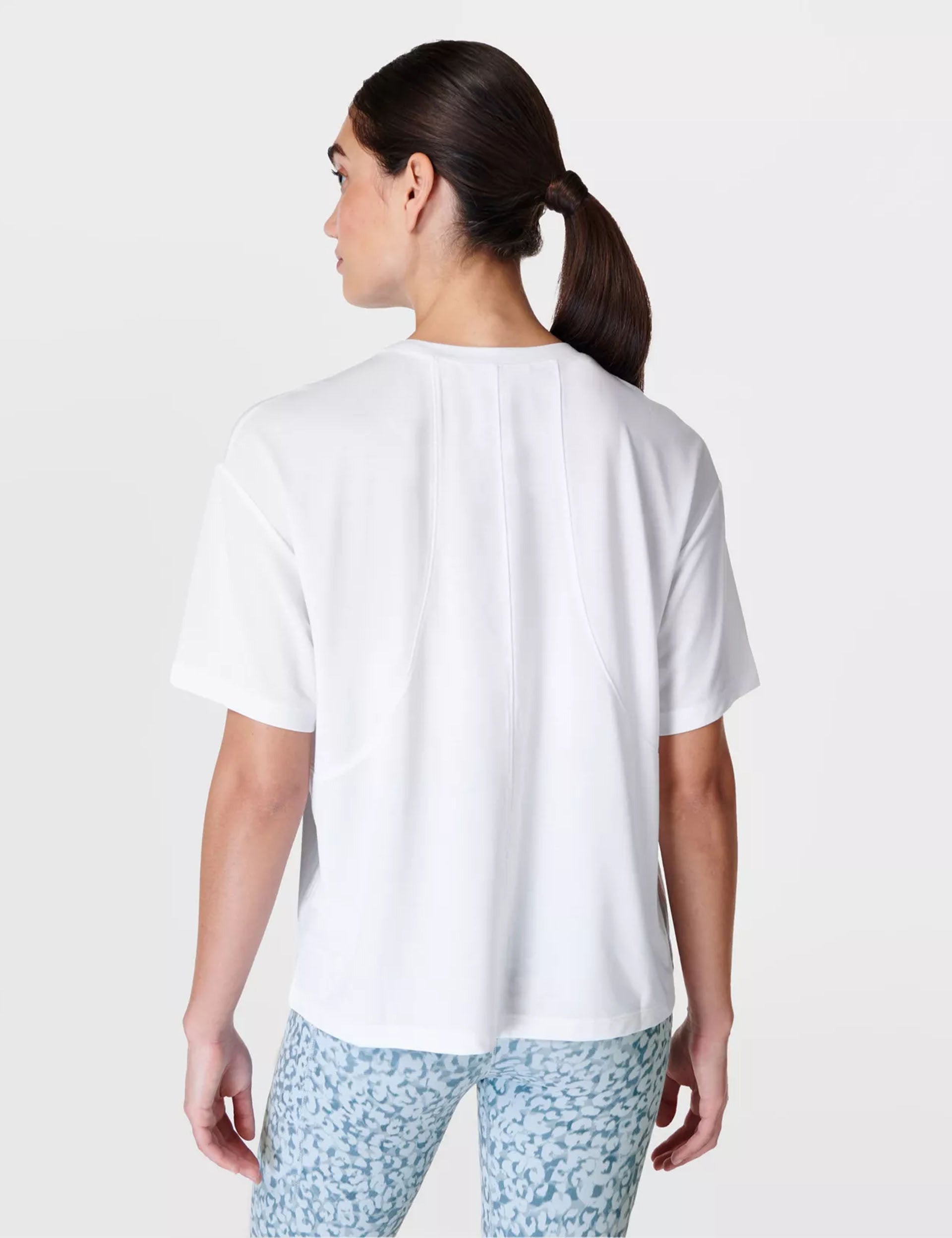 Sweaty Betty | Soft Flow Studio T-Shirt - White | The Sports Edit