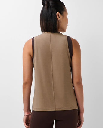 Soft Flow Studio Tank Top - Utility Brown