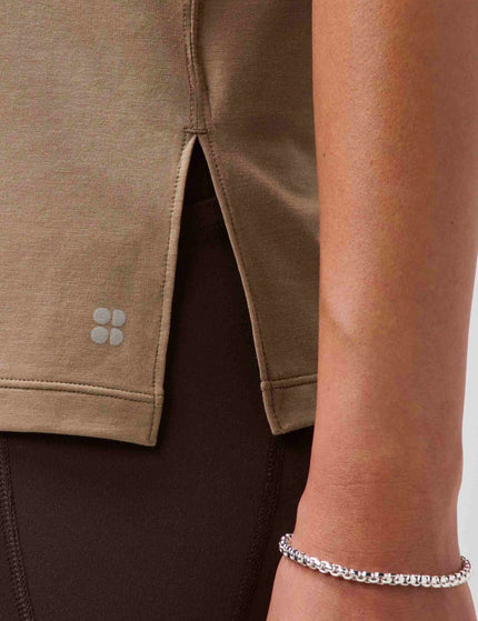 Sweaty Betty Soft Flow Studio Tank Top - Utility Brownimages3- The Sports Edit