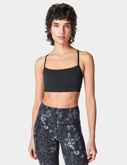 Sweaty Betty Spirit Restored Yoga Bra - Blackimages1- The Sports Edit