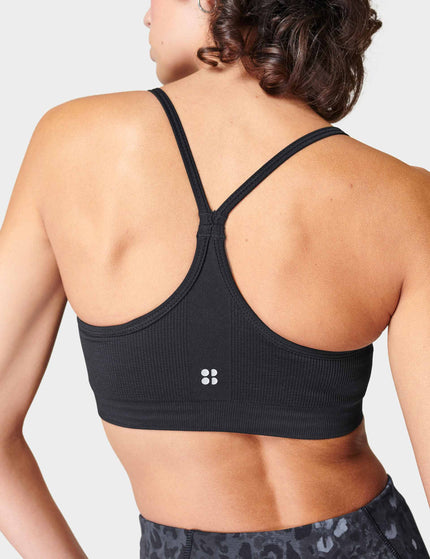 Sweaty Betty Spirit Restored Yoga Bra - Blackimages3- The Sports Edit