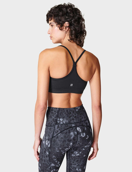 Sweaty Betty Spirit Restored Yoga Bra - Blackimages2- The Sports Edit