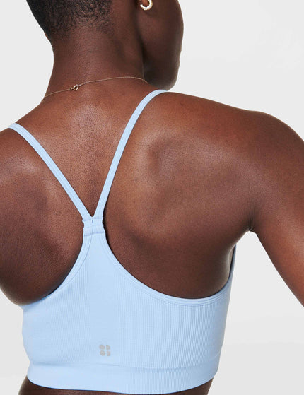 Sweaty Betty Spirit Restored Yoga Bra - Breeze Blueimages4- The Sports Edit