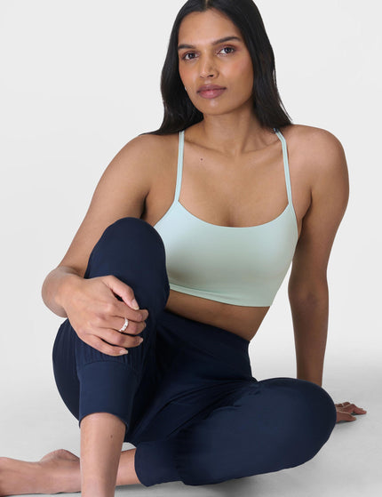 Sweaty Betty Spirit Restored Yoga Bra - Day Break Blueimages5- The Sports Edit