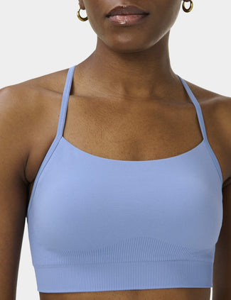 Spirit Restored Yoga Bra - Faded Blue
