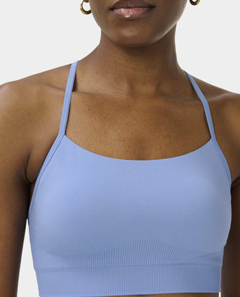 Spirit Restored Yoga Bra - Faded Blue