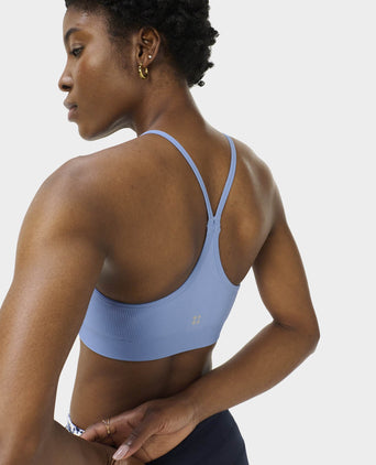 Spirit Restored Yoga Bra - Faded Blue