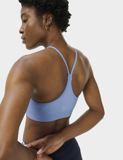 Sweaty Betty Spirit Restored Yoga Bra - Faded Blueimages2- The Sports Edit