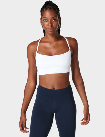 Sweaty Betty Spirit Restored Yoga Bra - Whiteimages1- The Sports Edit