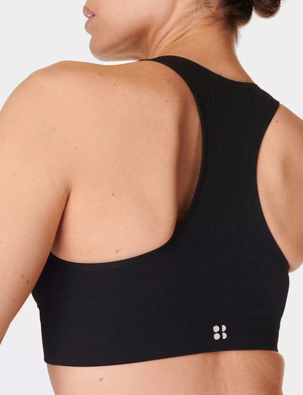 Sweaty Betty Stamina Seamless Sports Bra - Blackimages4- The Sports Edit