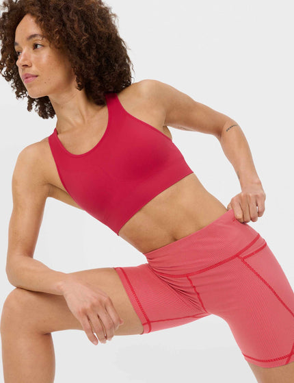 Sweaty Betty Stamina Seamless Sports Bra - Crimson Redimages4- The Sports Edit