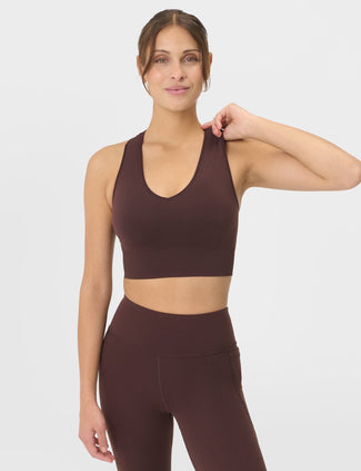 Stamina Soft Touch Voop Bra - Sable Brown